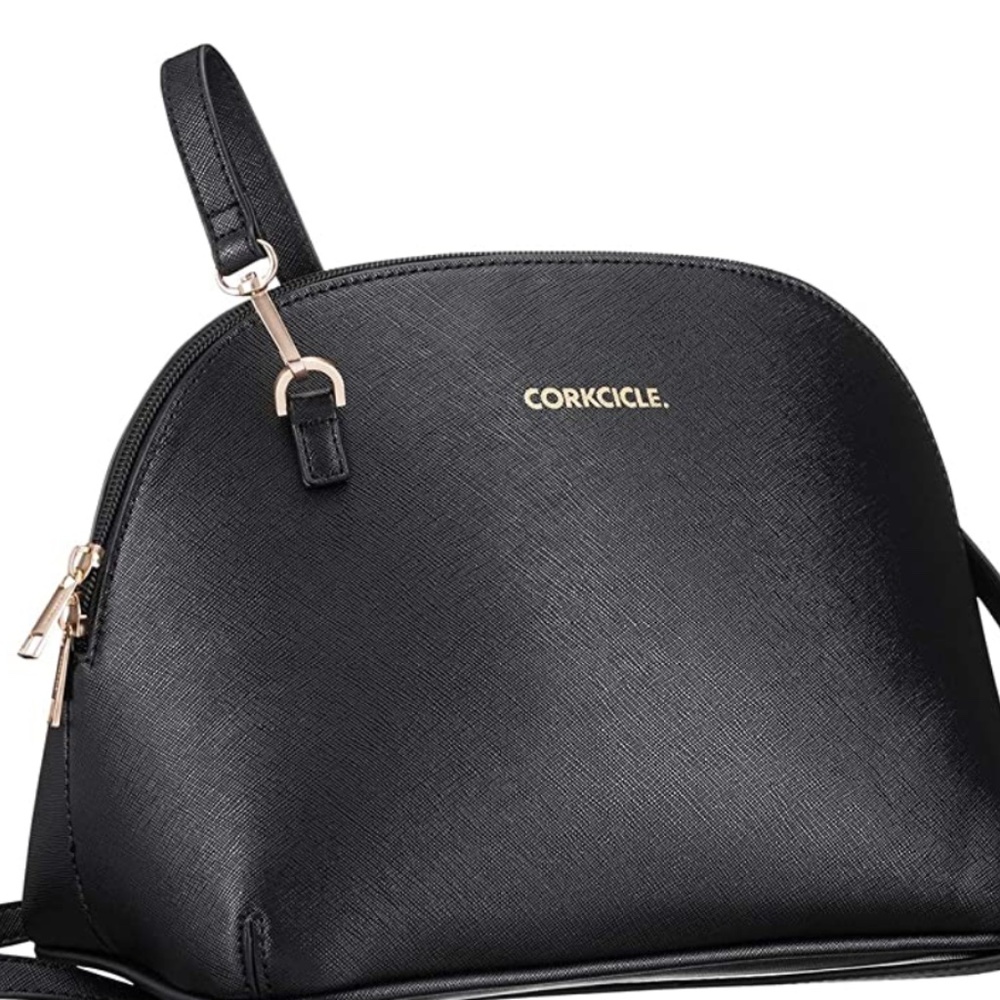 Corckcicle Cooler Bag Crossbody Black Insulated